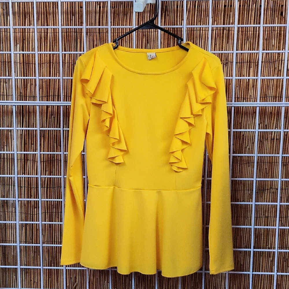 Grace Karen Vibrant Yellow Top